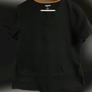 BLACK SCRUB TOP AND BOTTOM SET